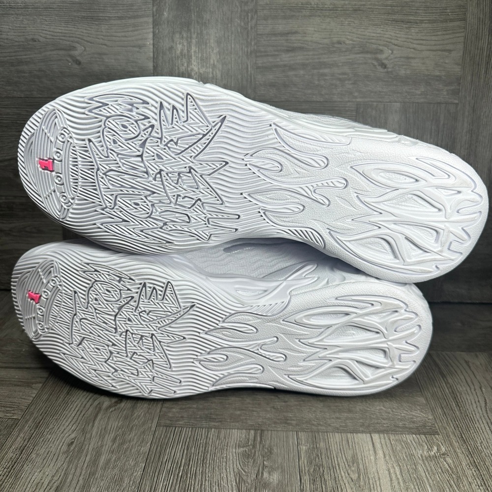 Puma MB.04 Basketball Shoes LaMelo Ball Mens 13 White Rare 311319-01 NEW - Picture 7 of 8